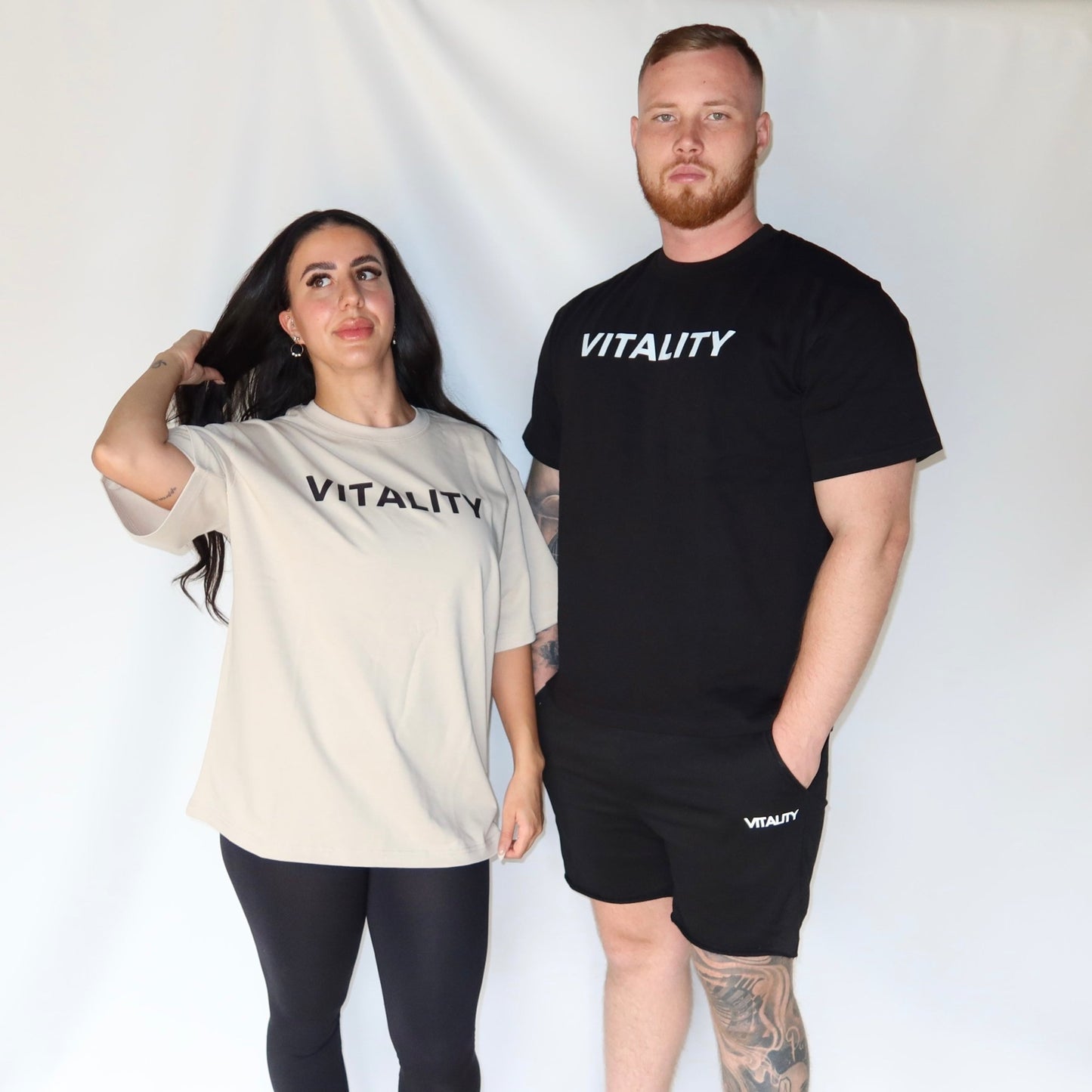 Unisex ‘Athanos’ Oversized Tee - Vitality Apparel - Vitality Apparel