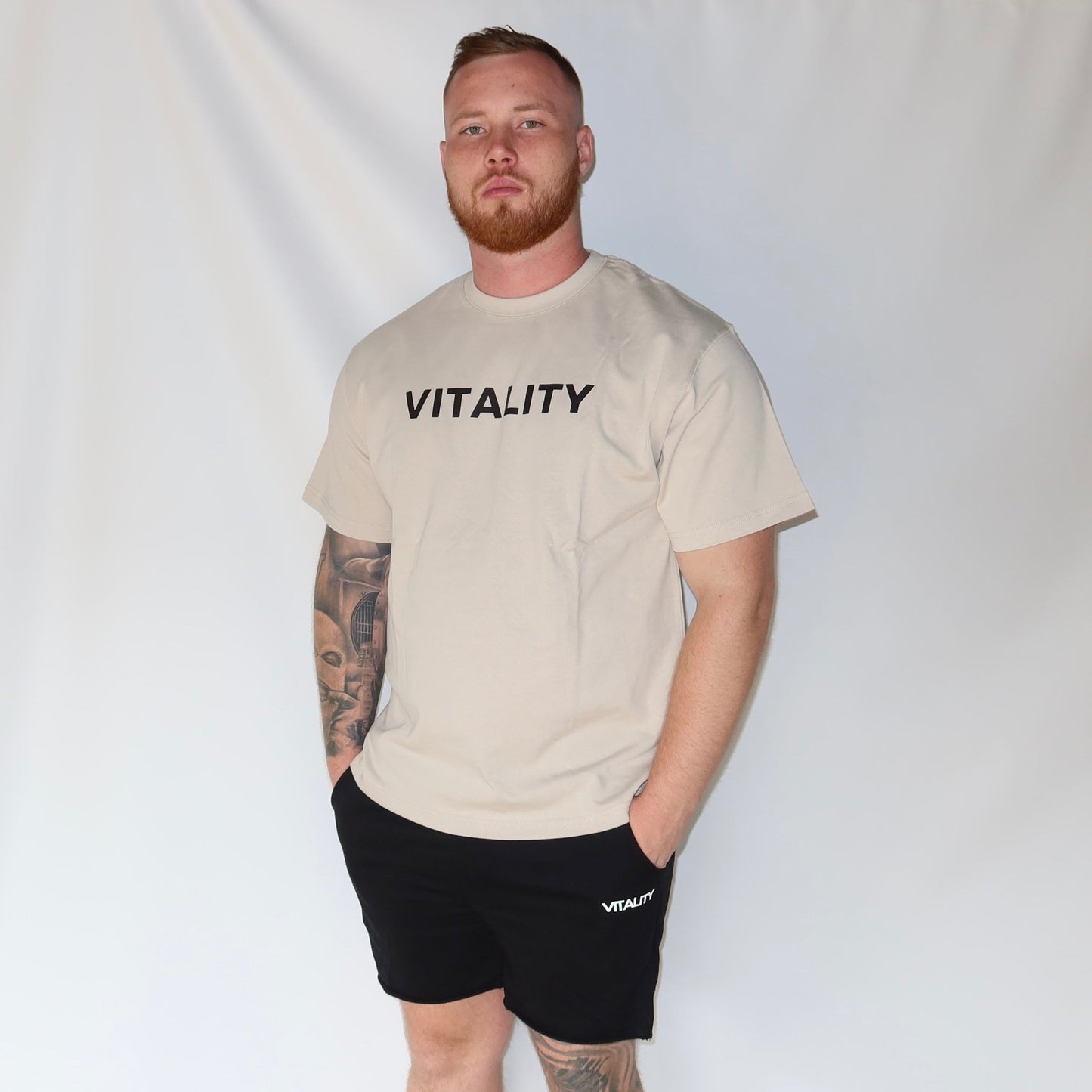 Unisex ‘Athanos’ Oversized Tee - Vitality Apparel - Vitality Apparel